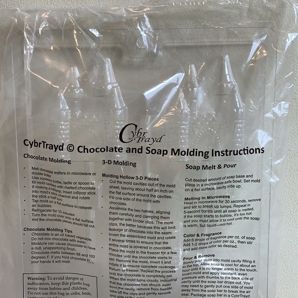 Chocoate &Soap Mold- Castle Shape & Glass Slipper Shape - Picture 2 of 5